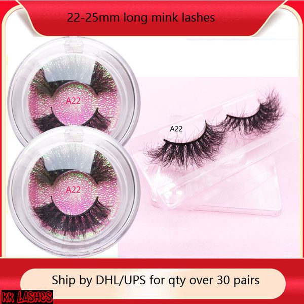 

false eyelashes 25mm 3d mink makeup lashes vendor 100% cruelty handmade eye extension beauty tools