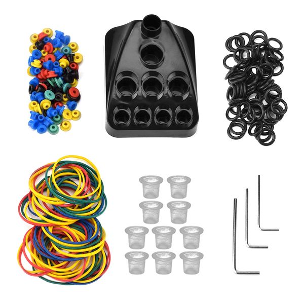 

soft grommets nipples o-rings ink cups caps 9 holes pen stand