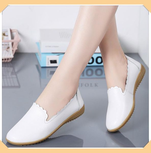 

large size women's shoes white shoes single low-casual light breathable, Black