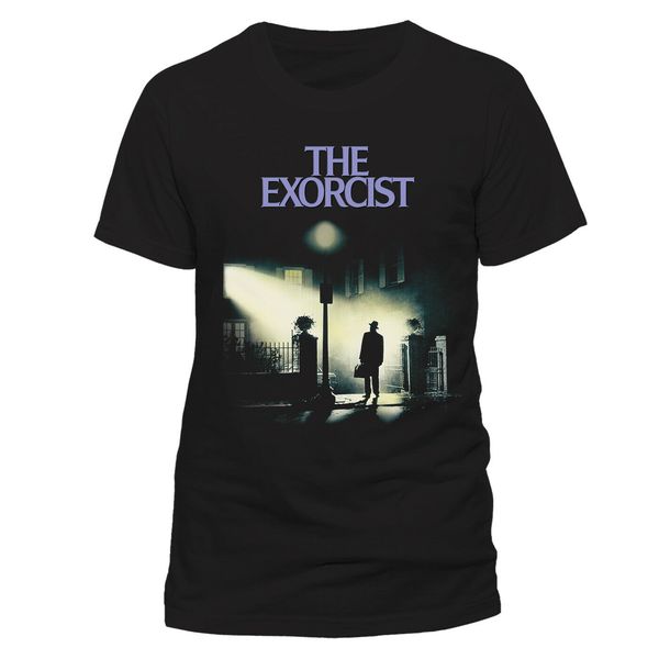

официальный экзорцист тенниска фильм лист new regan linda blair black l xl xxl
