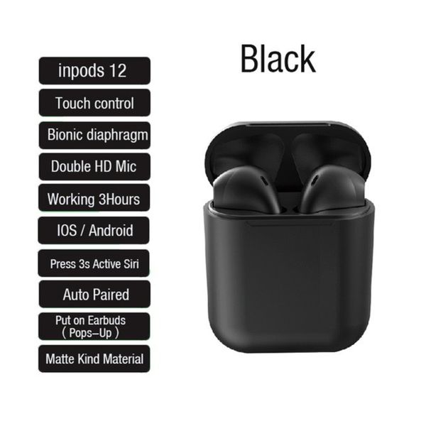 

i12 macaron eardot tws wireless bluetooth earbuds sport bluetooth earphone game headphone low price colorful options