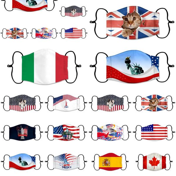 

filter face mask reusable k&95% breathing valve 6 layer protective mask designer masks mas yg7z