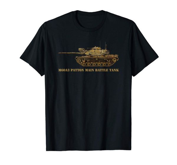 

m60 a3 patton tank t shirt gift tee men's 2019 new printing new fashion print plus size cross street fit custom shirt printing