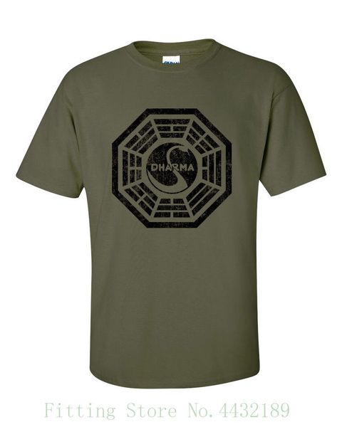 

lost dharma initiative logo various colours men's custom printed hipster tees
