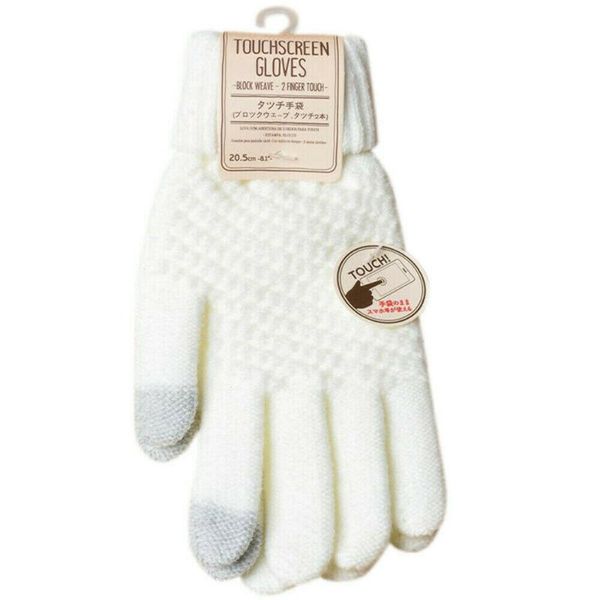 

five fingers gloves arrival usa men women classic touch screen winter warm wool knitted plain, Blue;gray