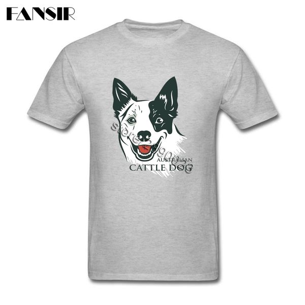 

latest designed t-shirt men australian cattle dog men t shirt short sleeve cotton custom group brand clothing