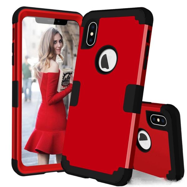 

luxury shockproof 360 full protect cover for iphone x xs xr xs max 6 6s 7 8plus hybrid tpu rubber hard rugged armor phone case