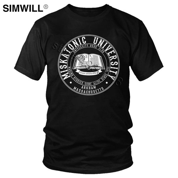 

классический call of cthulhu miskatonic university book club футболка urban новизна лавкрафт футболка с коротким рукавом хлопок tee подарка