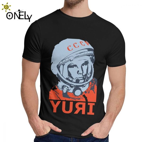 

summer man t shirt russia cccp shirt be first like yuri gagarin nice cotton classic round neck harajuku streetwear t-shirt