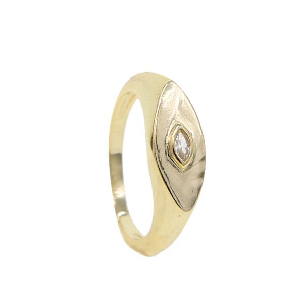 

cluster rings promotion women geometric anillos gold color turkish evil eye us size fashion delicate stunning simple ring, Golden;silver