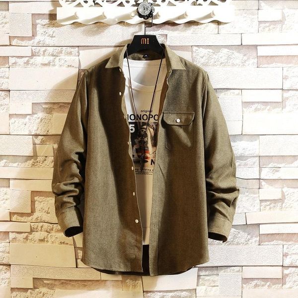

hip hop streetwear casual black white shirt for men's long sleeve spring autumn korea oversize clothes kg-189, White;black