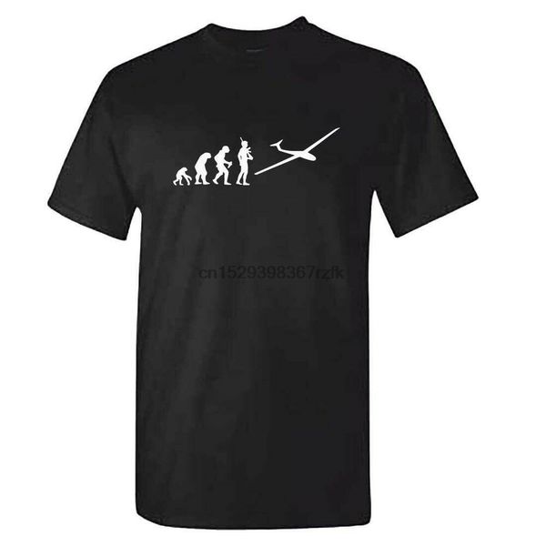 

mens evolution скользя футболка - glider pilot flyer планер t shirt