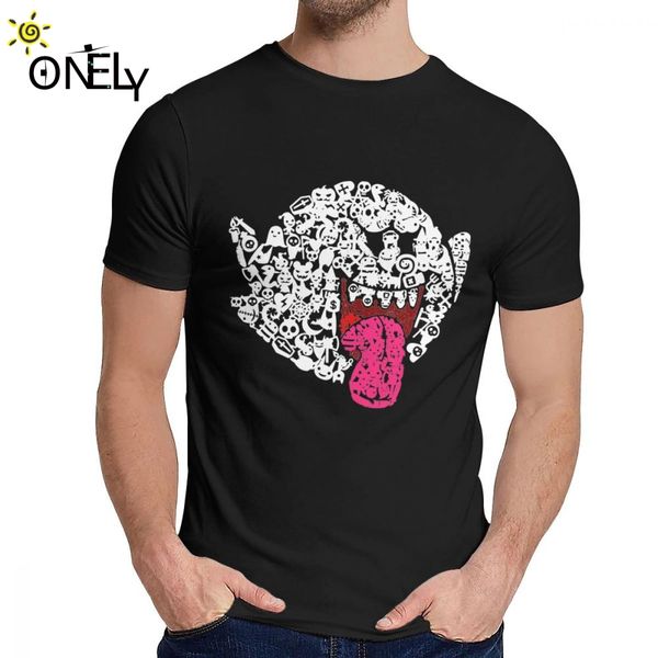 

slim boo never look away t shirt man unique design nice classic round neck tee