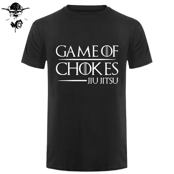 

bjj game of chokes brazilian jiu jitsu t shirt for men women summer tee short sleeve cotton fightwear funny t-shirt tshirt
