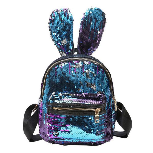 

Sequins Glitter Backpack School Travel Rucksack Shoulder Bag Feature Fashion Women Girl Backpacks