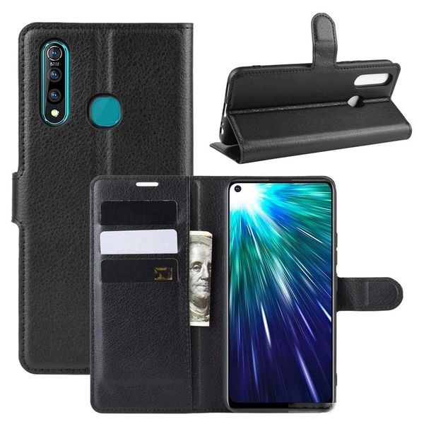 

litchi lychee wallet leather pu tpu phone cases case for vivo z5x z1 pro y7s iqoo neo z5 x9s plus y17 y3