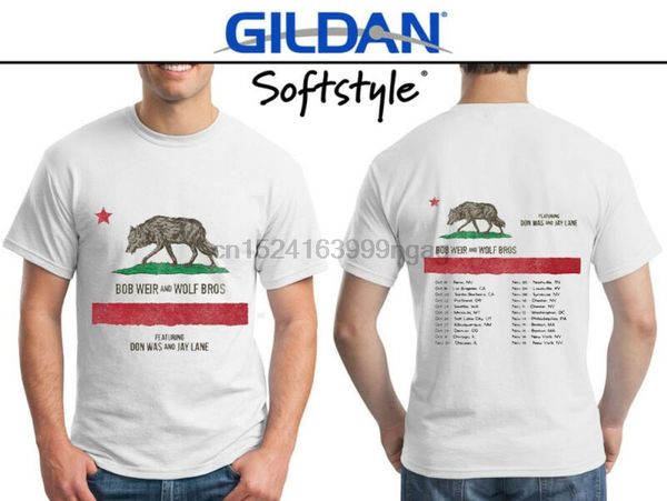 

new bob weir and wolf bros us fall tour white color t-shirt size s - 3xl
