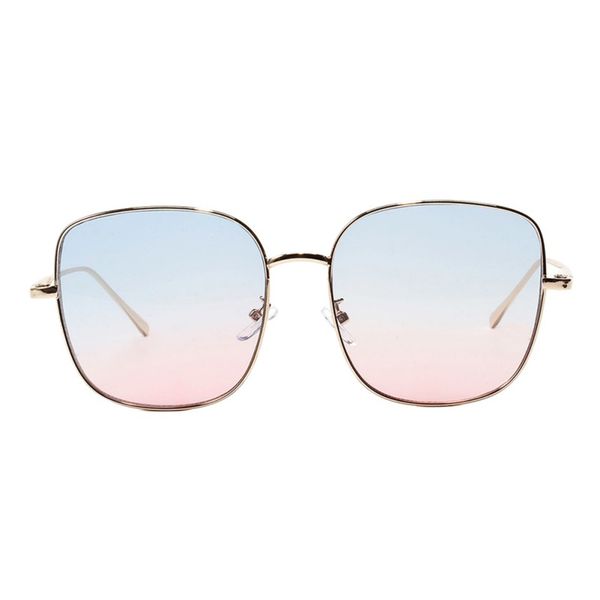 

new sunglass metal square tiny border retro fashion sunglasses upper purple under 6 types, White;black