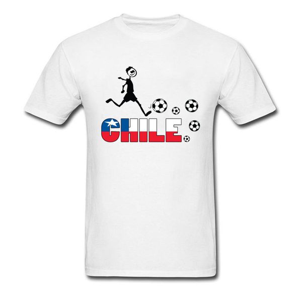 

chile flag cheer t shirt footballer happy movement men tshirt fashion casual print tees for men custom shirt popular t-shirt