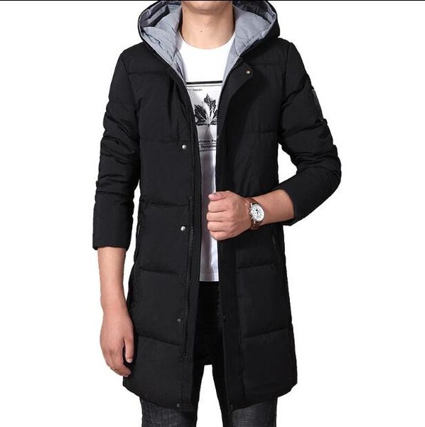 

men's down & parkas plus size -xxxxxxxl very good quality long cotton jacket men 2021 winter padded coat hooded clothes, Black