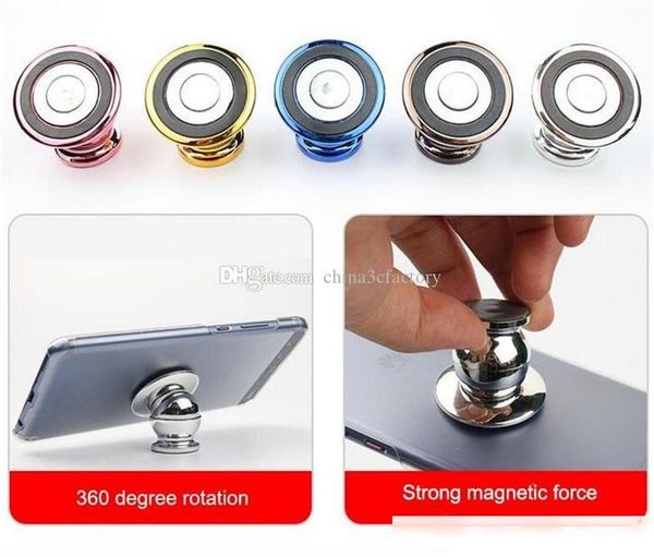 

universal car bracket magnet metal 360 degree rotating magnetic navigation seat new magnetic car phone holder