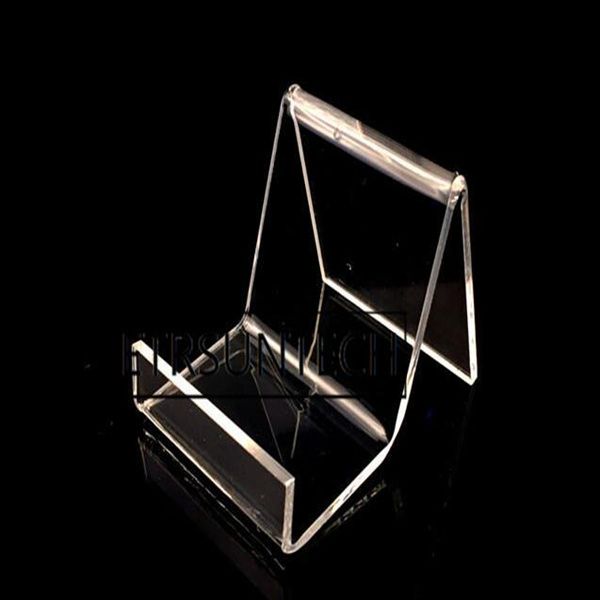 200pcs Acrylic Clear Cell Phone Mobile Phone Display Stands Holder Rack