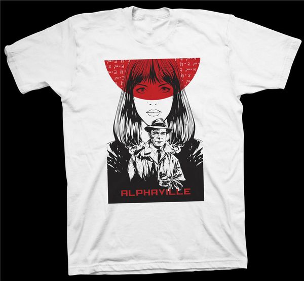 

alphaville t-shirt jean-luc godard, eddie constantine, anna karina, akim tamirof men women tee shirt
