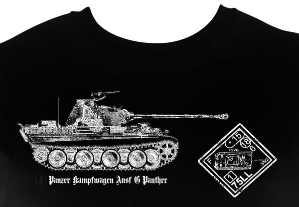

2019 asl advanced squad leader german panther tank t shirt wwii panzer fow