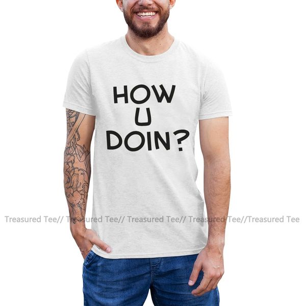 

друзья joey тенниска как u doin t-shirt мода 100 хлопок tee shirt плюс размер человек с коротким рукавом футболки