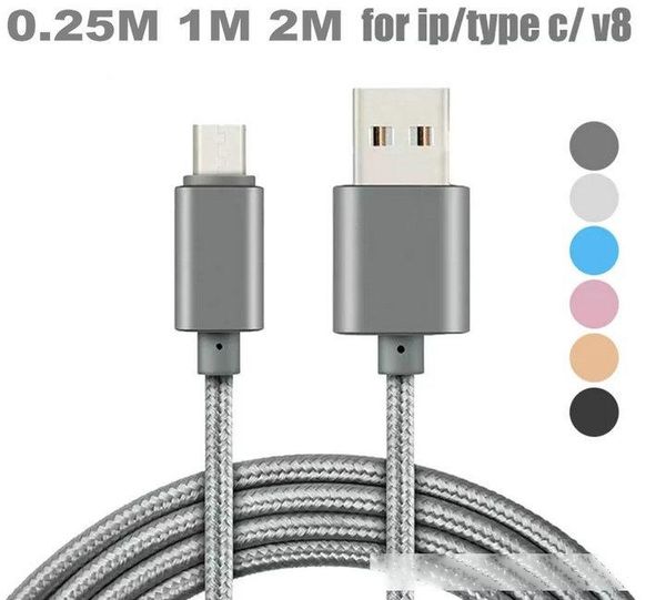 

1m 2m 3m 6ft 10ft type c micro usb cable sync data charging charger cable for samsung s8 s9 s10 note 8 note 9 all smartphone