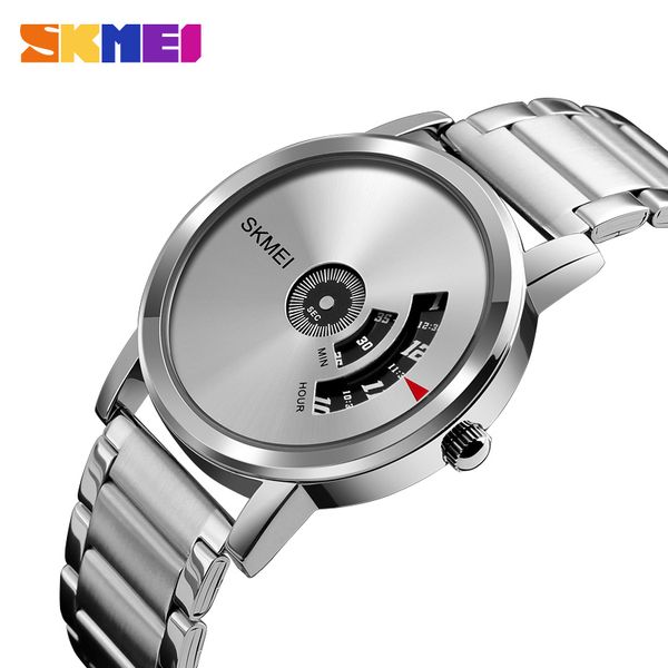 

wristwatches skmei men's quartz watch watches male female waterproof fashion men relogio masculino, Slivery;brown