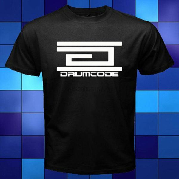 

new drumcode records swedish techno label logo black t-shirt size s-5xl