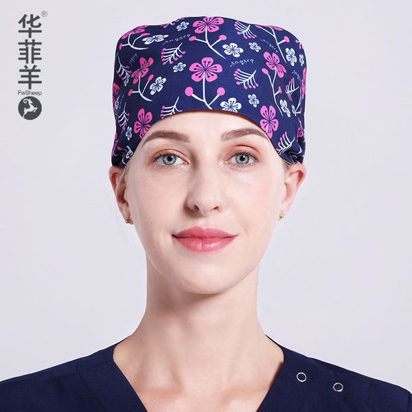 

beanie/skull caps household dust cap print beanies dustproof work, Blue;gray