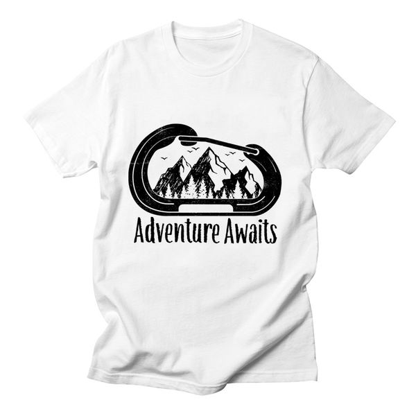 

rock climbing carabiner mountains harajuku t shirt women men aesthetic t-shirt 90s graphic fashion tshirt streetwear tees