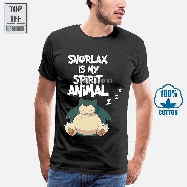 

misky stone snorlax is my spirit животных супер мягкие unisex tee t shirt классные футболки designs самые лучшие продавая мужчины лучшие tee