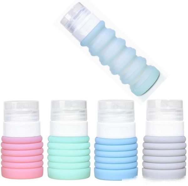 

3oz travel dispenser silicone bottle fda leak proof silicone cosmetic travel size toiletry containers for shampoo lotion soap