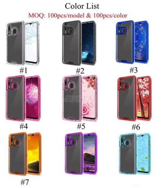 

for iphone 6 7 8 plus x xs max xr for iphone 11 pro max iphone 12 clear defender cover anti-shock phone case simple dull body robot design