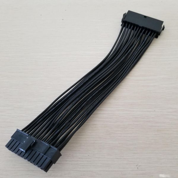 

atx motherboard mainboard 24pin psu power supply extension cable 18awg for pc diy 20cm/7.8inch