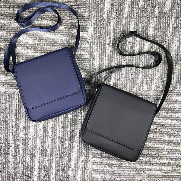 

Code 1254 Coated-PVC Men Messenger Bag Famous Brand Fashion Man Shoulder Bag Designer Male Crossbody Bags High Quality