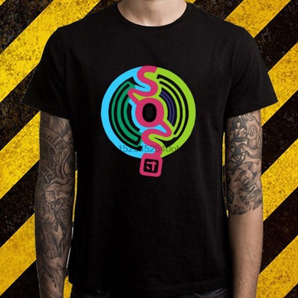 

sos brigade melancholy of haruhi suzumiya logo men's cotton t-shirt