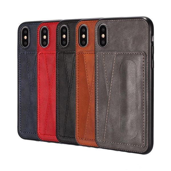 

pu leather wallet case for iphone 7 plus x xr xs max card pocket phone case for iphone 7 8 6 6s plus back covers