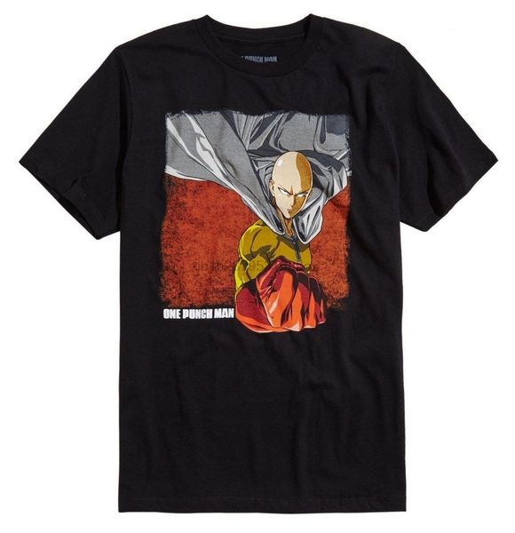 

anime one punch man saitama punching t-shirt nwt 100% authentic new brand-clothing t shirts tee plus size harajuku
