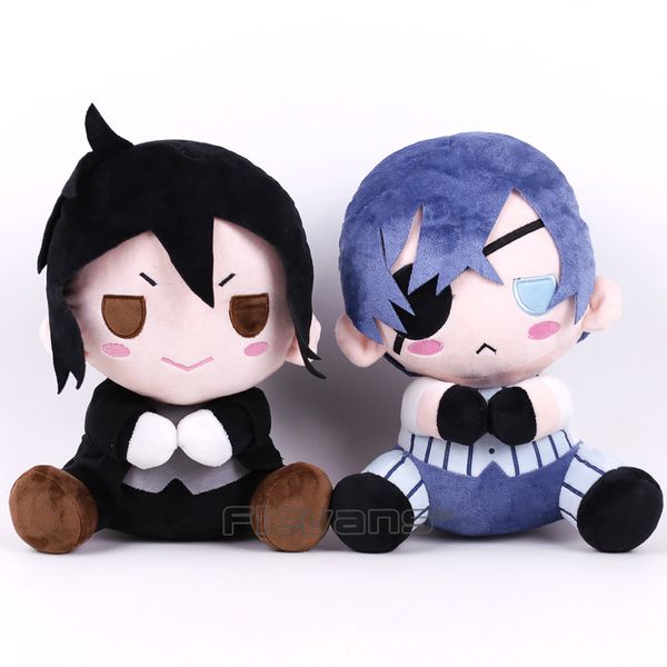 

black butler kuroshitsuji ciel sebastian michaelis plush toy soft stuffed animal doll 12inch 30cmmx190925