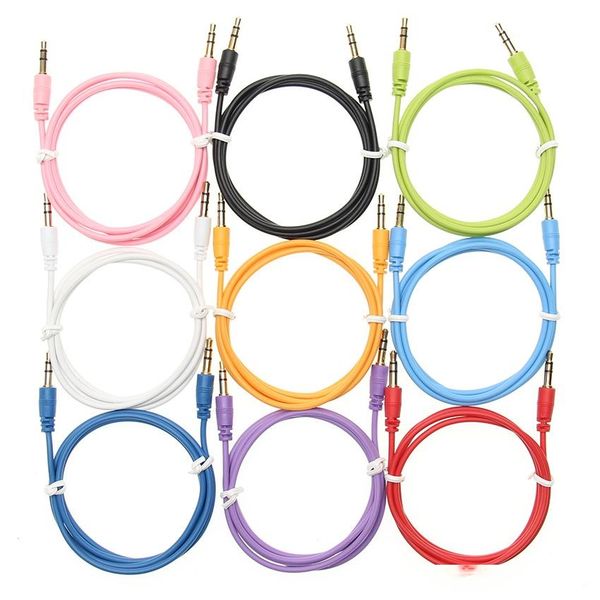

3.5 mm jack audio cable 3.5mm male to male stereo auxiliary cord for phone car mp3 mp4 headphone speaker aux cable