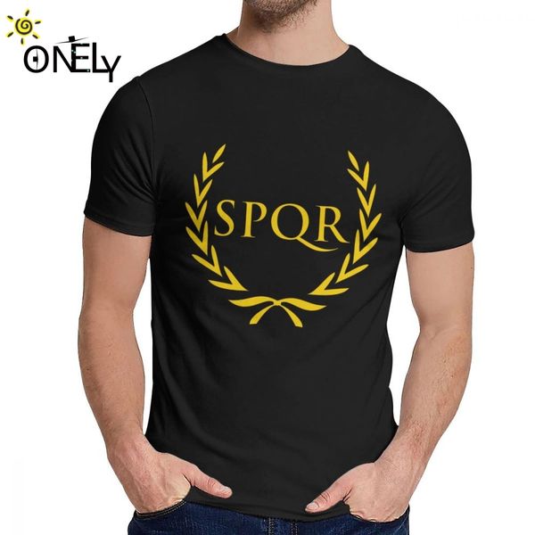 

for male t shirt spqr roman empire nice cotton leisure classic round neck harajuku streetwear short sleeve