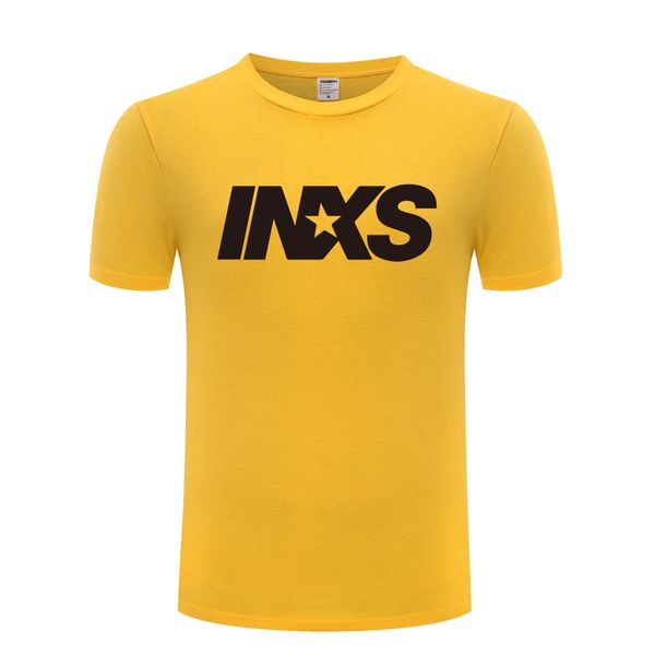 

inxs рок музыка mens men t shirt тенниска 2018 новый короткие рукава o шеи хлопка вскользь тенниска топ tee