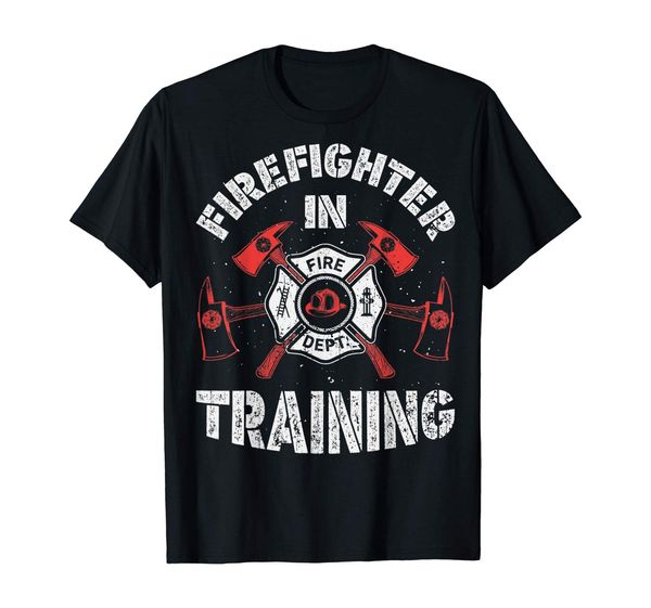 

firefighter in training t shirt fireman kids boys girls gift