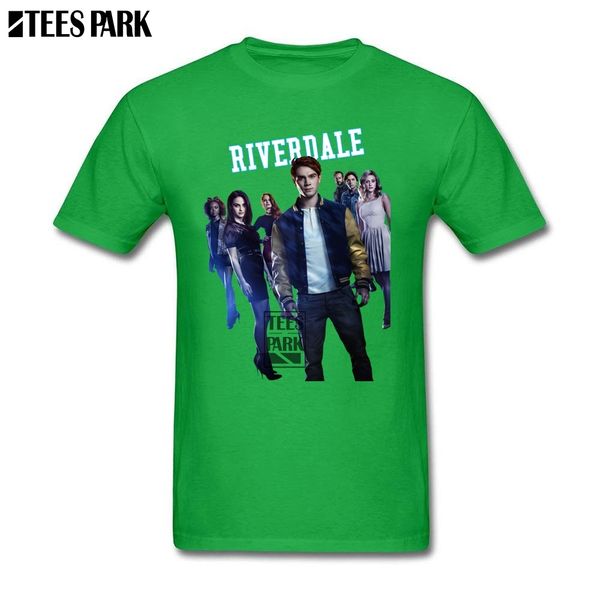 

short sleeve o-neck tees riverdale slim fit t shirts men normal funny graphic shirts casual matching clothing for boyfriend