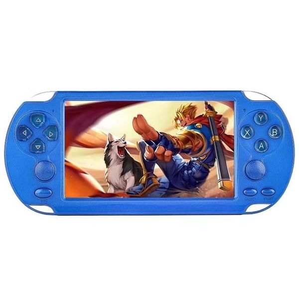 

drop shipping dual joystick 5.1inch x7 plus handheld game players 8gb memory mp5 video game console 1000 can save game progress