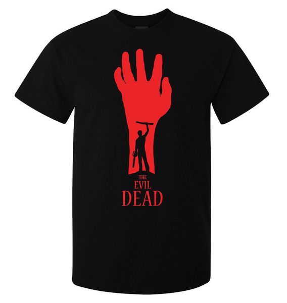 

зловещие мертвецы фильм ужасов мужская майка black top качество смешные одежда casual с коротким рукавом футболки высокого качества top tee